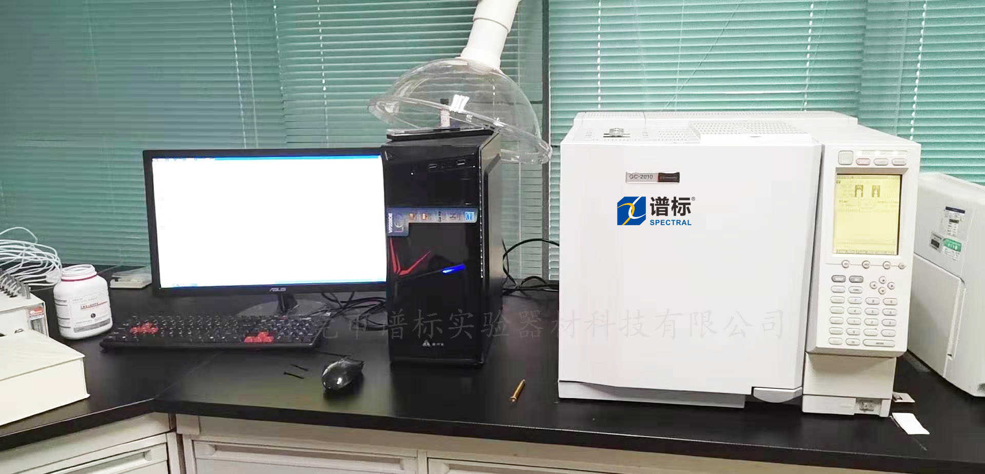 佛山某大型檢測公司購買我司二手氣相色譜GC-2010（雙進樣口 分流/不分流，雙FID）