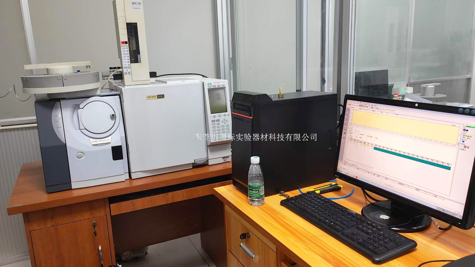 安捷倫氣質(zhì)聯(lián)用儀GCMS，QP2010PLUS+塔盤及其他前處理設(shè)備在廣州安裝調(diào)試完畢