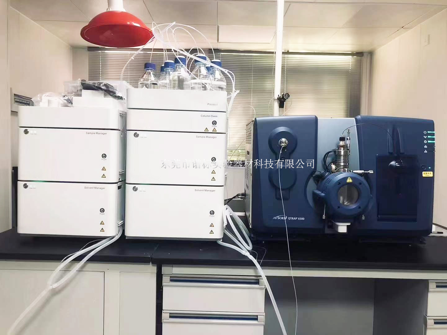 07月17日江西某大型司法鑒定中心驗收二維液相+AB SCIEX 6500液質(zhì)聯(lián)用儀,應(yīng)用于污水毒品檢測